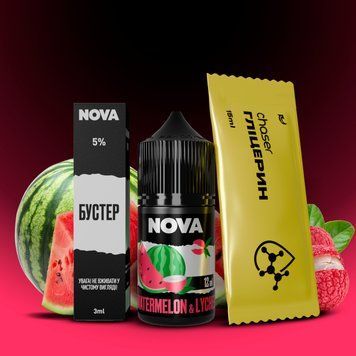 Рідина NOVA Salt Watermelon Lychee 30 мл / 30 мг N5058 фото